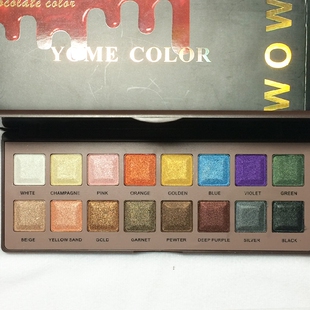 WOW大地色眼影盘高珠光系列裸妆/生活妆/烟熏妆舞台表演影楼彩妆