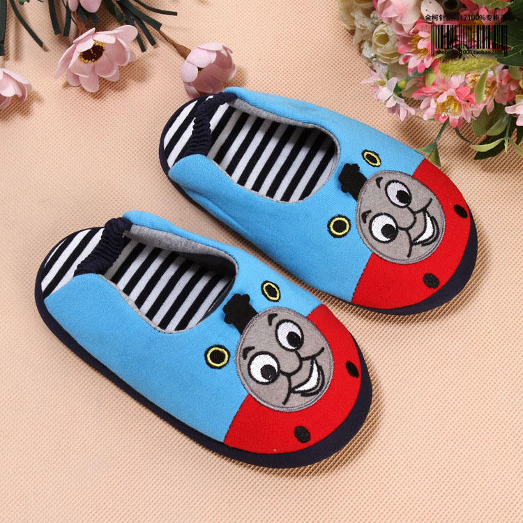 Chaussons enfants en coton - semelle caoutchouc antidérapant - Ref 986028 Image 1