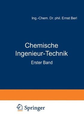 【预订】Chemische Ingenieur-Technik: Erster Band