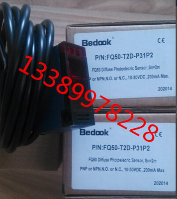 供应Bedook原装比杜克FQ50-T2D-P31P2光电开关