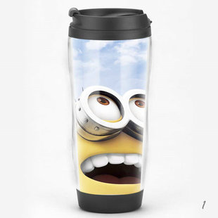 我儿童礼物水杯子卡通动漫动画电影周边礼物纪念品 小黄人卑鄙