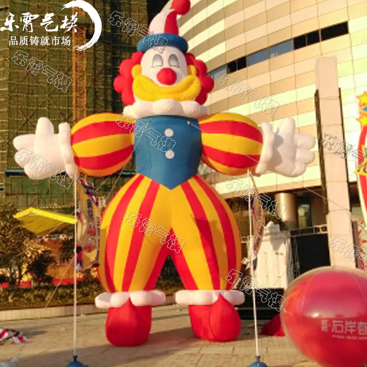 充气小丑卡通 充气大型卡通 充气仿真小丑卡通充气活动卡通