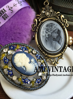 复古维多利亚风浮雕滴油毛衣链