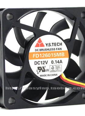 FD126015MB 12V6015  6CM超静音散热风扇