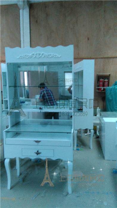 欧式珠宝柜饰品柜木制展示柜珠宝柜台首饰柜台展柜玉器展示陈列柜