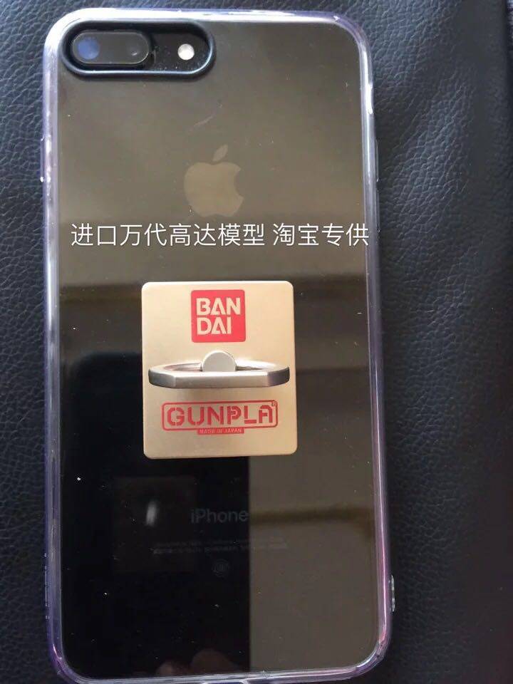 动漫周边万代高达模型钢普拉三星荣耀苹果16P手机指环支架扣 现货