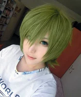 [1 / 2Prince tóc giả cosplay lụa nhiệt độ cao] Bóng rổ Kuroko của Green Room Shintaro - Cosplay cosplay halloween