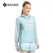 RAPIDO Ramp Summer Summer Phụ nữ thoải mái giải trí Áo khoác thể thao Áo khoác da sáng cho nữ - Áo khoác thể thao / áo khoác