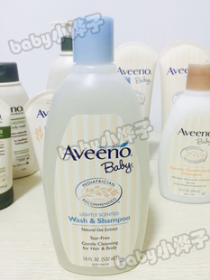 Baby婴幼儿燕麦洗发沐浴露无泪二合一家庭装 美国Aveeno 包邮 532ml