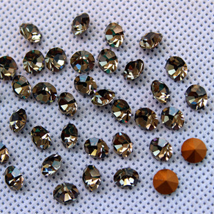 尖底水钻 捷克钻 透明黑色 灰色钻 手表补钻 满 DIY饰品发饰鞋 包邮