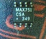 贴片 MAX751CSA 进口拆机DC-DC转换器芯片 SOP-8 可直拍