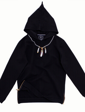 【现货】TCA Goros inspired 高桥吾郎 刺绣老鹰羽毛  巫师帽衫