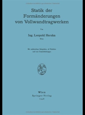 【预售】Statik Der Formanderungen Von Vollwand