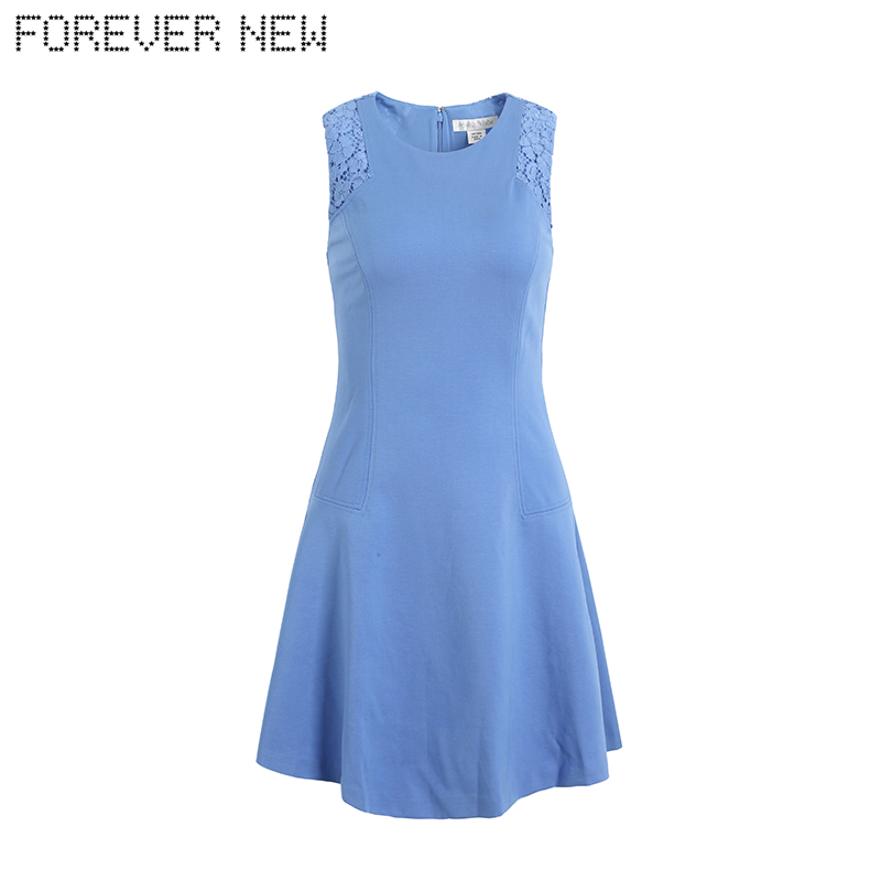 FOREVER NEW/·ã°¬Ô²ÁìÀÙË¿¹³»¨A×ÖÕëÖ¯Á¬ÒÂȹ ZJD1691CN