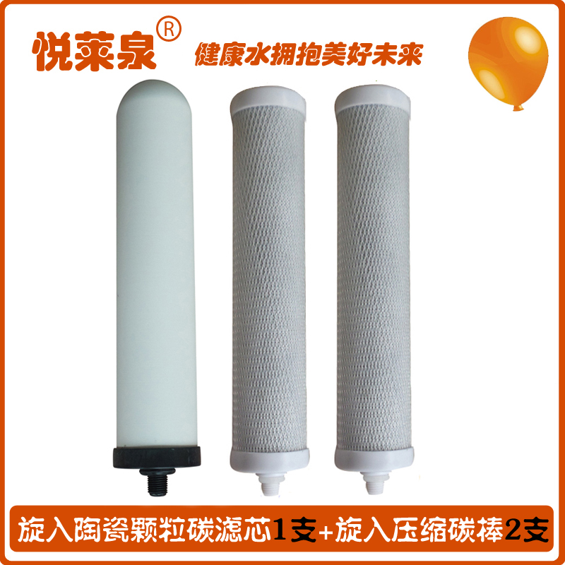 包邮 佰仕源/伯仕源净水器 BSY-002X 小螺口陶瓷滤芯+网碳滤芯