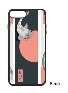 适用于iPhone国文族色彩鱼形图案Xr手机壳max678plus11手机保护套