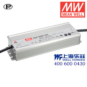 HLG-320H-48B台湾明纬320W48V防水LED电源6.7A三合一调光路灯亮化