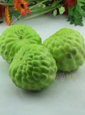 仿真水果假蔬菜 橱柜装饰摄影道具 食品模型 仿真番荔枝 轻款