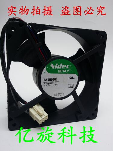 原装NIDEC TA450DC C33534-49ATER 12038 24V 0.45A 服务器风扇