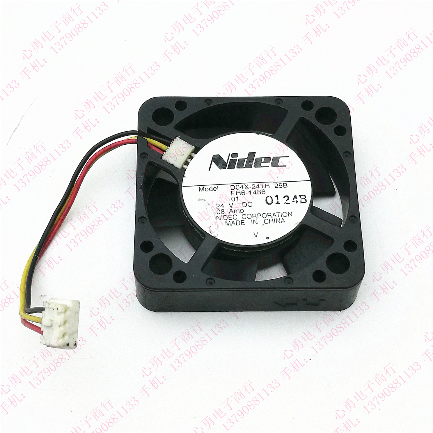 原装 NIDEC D04X-24TH 25B 24V 0.08A 4CM 4010 变频器 散热风扇