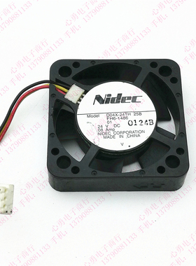 原装 NIDEC D04X-24TH 25B 24V 0.08A 4CM 4010 变频器 散热风扇