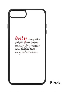 适用于iPhone中尽责的人才会在重大时刻尽责Xr手机壳max678plus11