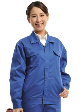 安美薇中兰纱卡春秋长袖工作服男工装电焊汽修工程服劳保制服上衣