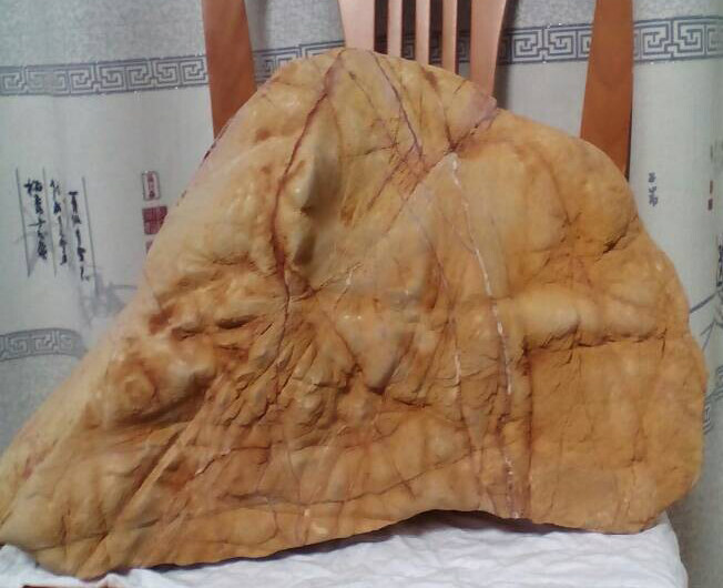 淮南八公山紫金石 原石奇石家居饰品 精品石材/三羊开泰