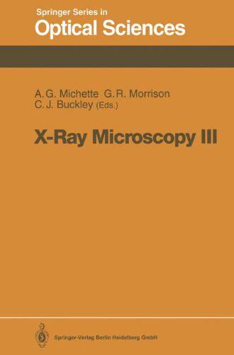 【预订】X-Ray Microscopy III: Proceedings of...