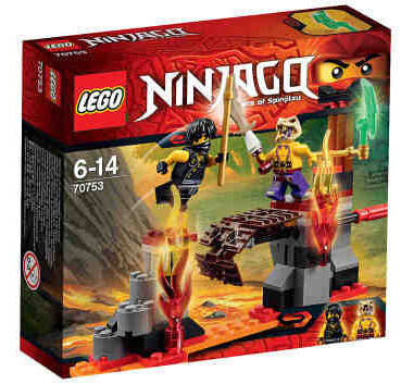 儿童益智乐高 lego 幻影忍者70753决战熔岩谷 ninjago 2015新款