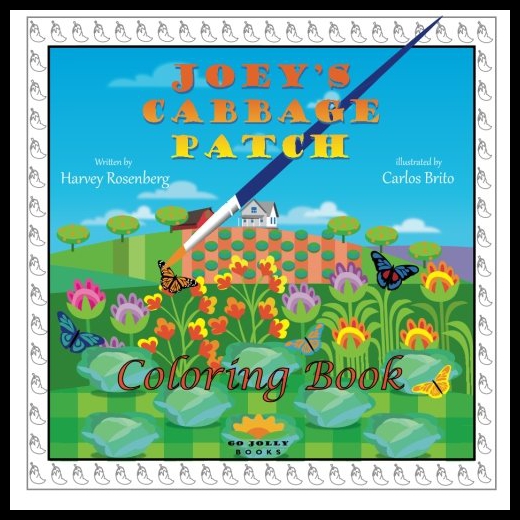 【预售】Joey's Cabbage Patch, Coloring Book