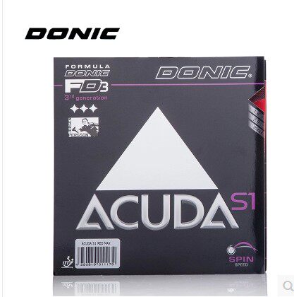 正品多尼克DONIC ACUDA S1 套胶12081 D16乒乓球拍套胶乒乓球胶皮