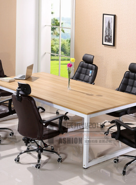 会议桌电脑大班台老板桌员工培训大小洽谈简约现代职员办公桌定做