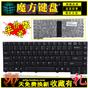 适用华硕F3E F3H F3F F3T F3Ja F3U Z52 S121 X52键盘N20A Z53