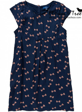 【国内现货】德国童装正品 tom tailor 蝴蝶结连衣裙