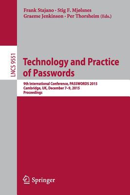 【预订】Technology and Practice of Passwords