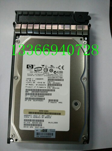 HP AG556A   454410-001 146G FC 15K 404395-002EVA4400原装盘