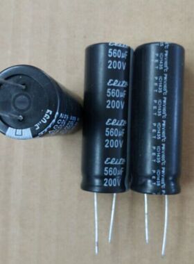 200V560UF 200V 560UF全新原装优质电解电容 软脚560UF 18*45 50