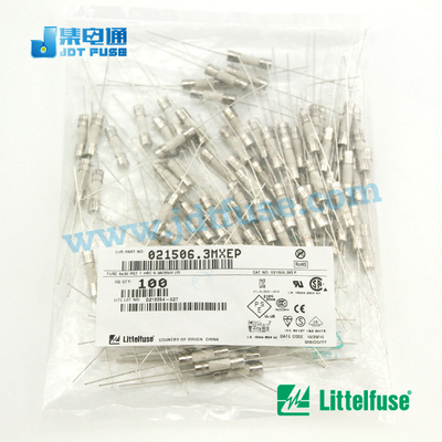 littelfuse力特陶瓷保险管5*20慢断021506.3MXEP 6.3A 带引线