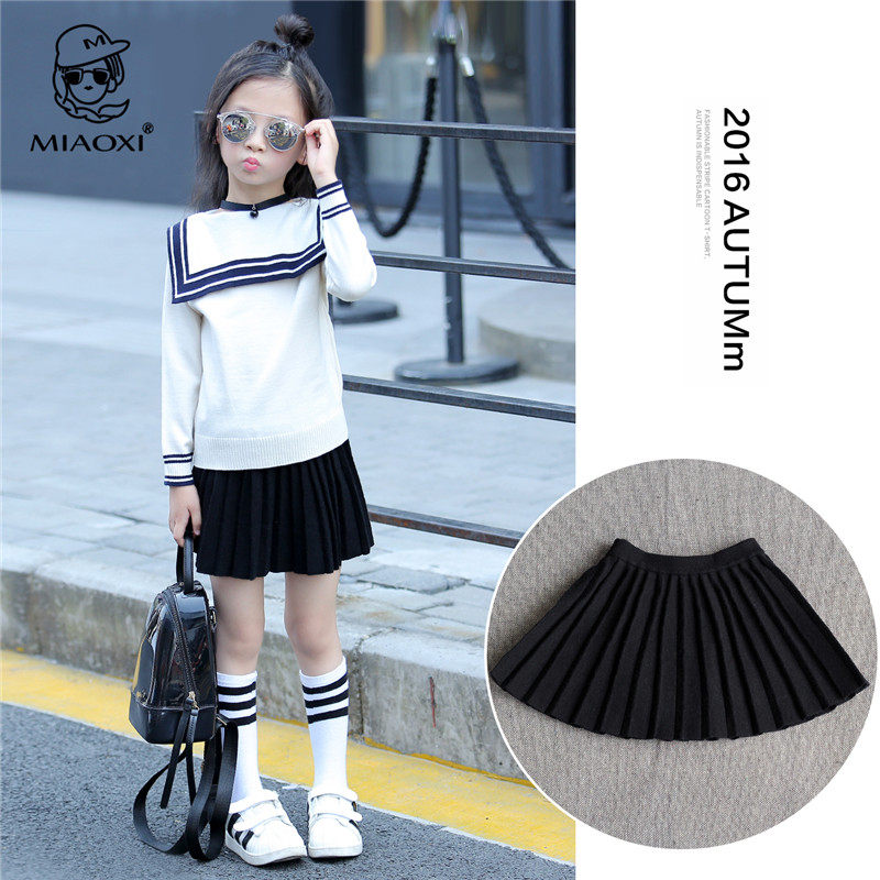 Jupe fillette en mélange - Ref 2050138 Image 1