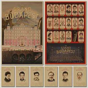 Grand Budapest Hotel 饰画 布达佩斯大饭店The 奥斯卡 电影海报装