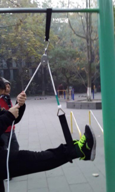 李小龙原创腿术练习吊腿带 截拳道腿功练习器 控腿器 韧带拉伸器