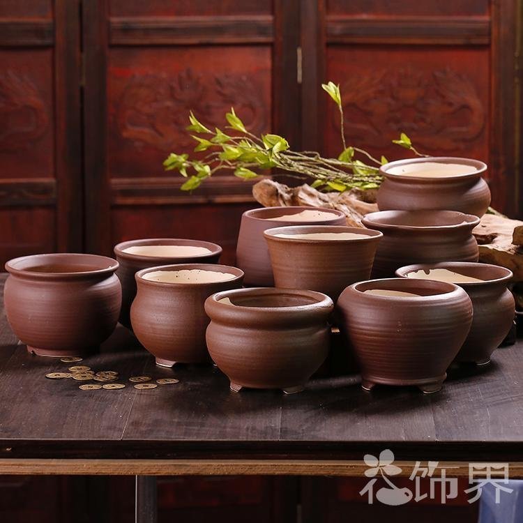 多肉花盆陶瓷小花盆小老桩盆景盆