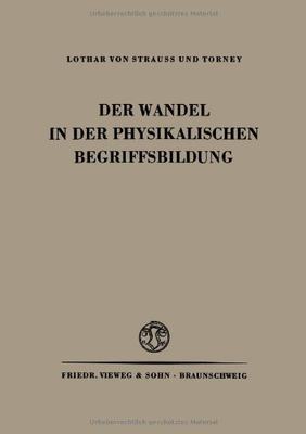 【预售】Der Wandel in Der Physikalischen Begriffsbildung