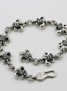 纯银童军花复古欧美风首饰品包邮