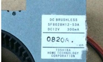 TOSHIBA SF8028H12-53A 8CM 8028 12V 300MA 投影仪散热风扇