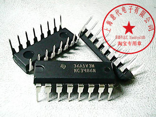 MC3486N  TI   DIP-16〖正品原装〗赛格市场G332室实体店 现货