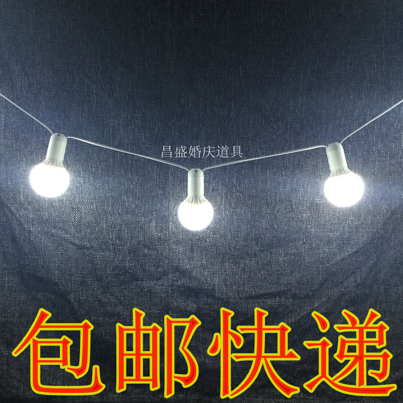 新款婚庆龙珠路灯泡串联led台龙图片