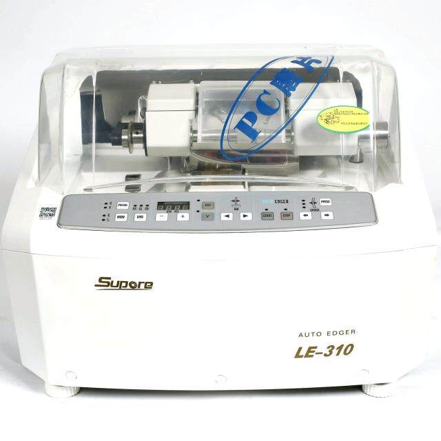 雄博le-310磨片机pc树脂玻璃镜片加工设备眼镜店镜片磨边机