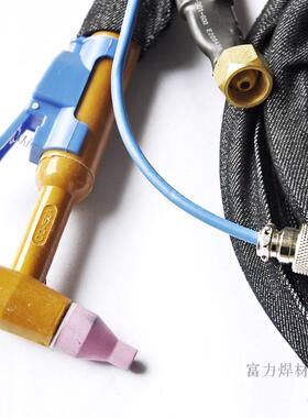 氩弧焊配件 QQ150A一体/分体氩弧焊枪 编织管/硅胶管耐高温氩焊枪